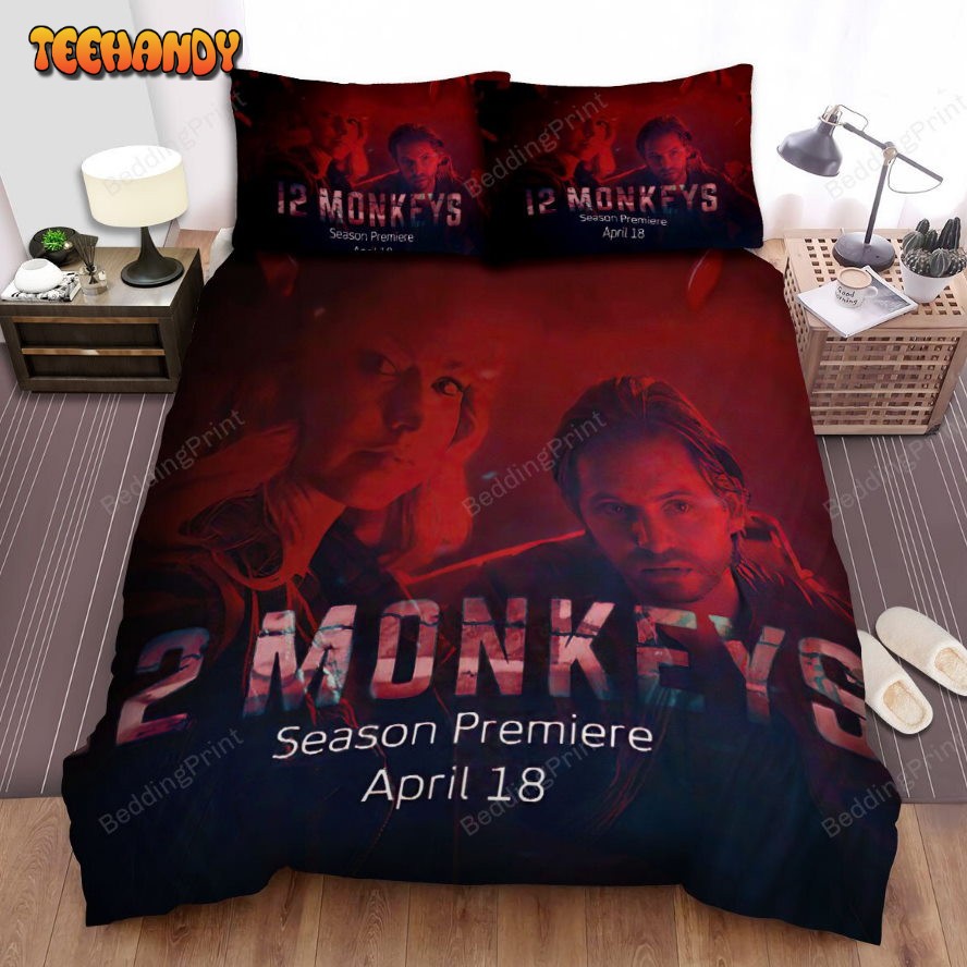 12 Monkeys (2015–2018) Season Premiere Movie Poster Bedding Sets