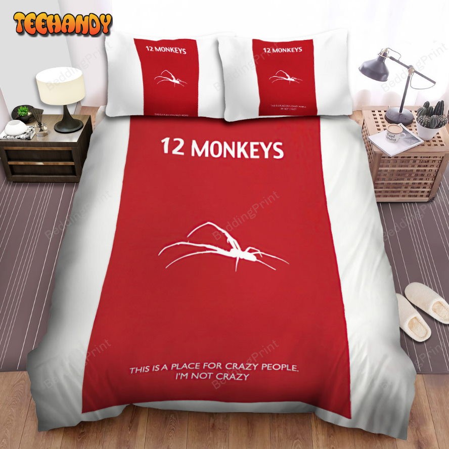 12 Monkeys (2015–2018) This Is A Place Forr Crazy People Movie Bedding Sets