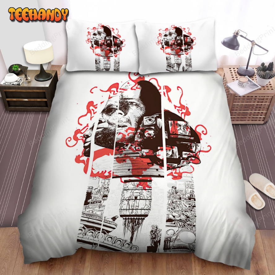 12 Monkeys (2015–2018) White Black And Red Movie Poster Bedding Sets