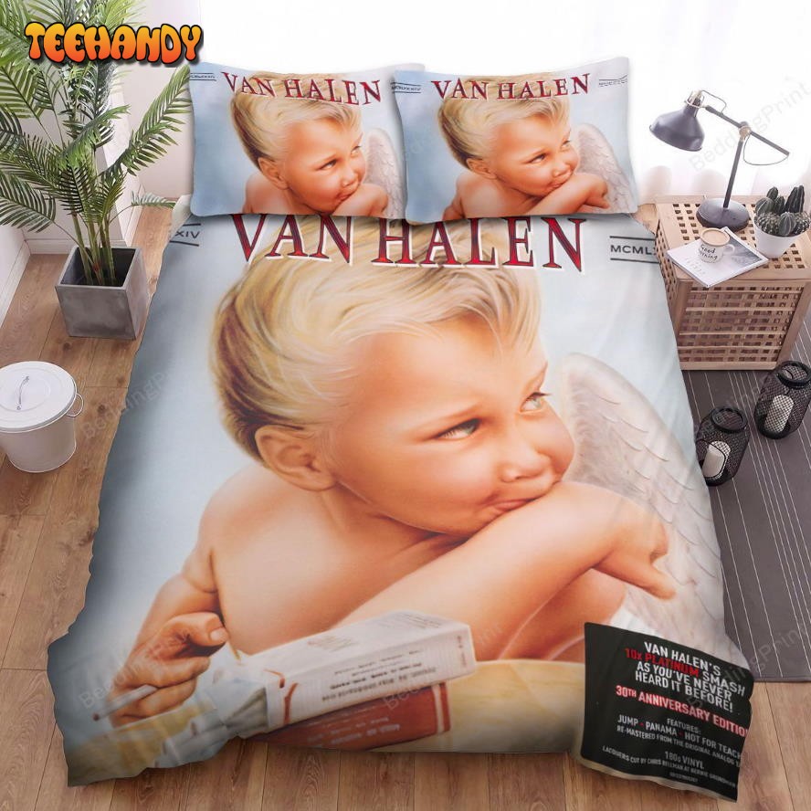 1984 Album Van Halen Spread Comforter Duvet Cover Bedding Sets