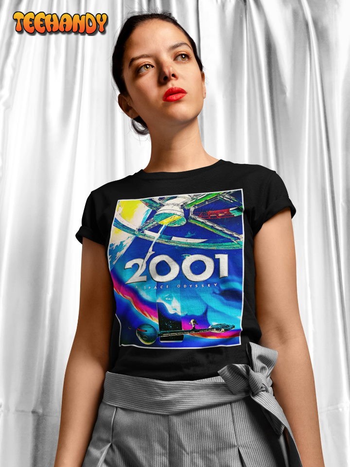 2001 A Space Odyssey Movie Soft T-Shirt, 60’s Movie Nostalgia T Shirt