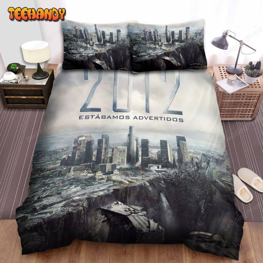 2012 (I) Movie Poster 4 Bed Sheets Duvet Cover Bedding Sets