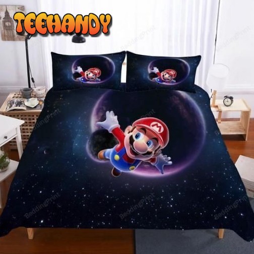 2018 Game Mario 3d Digital Printing For Kids Duvet Cover Bedding Set