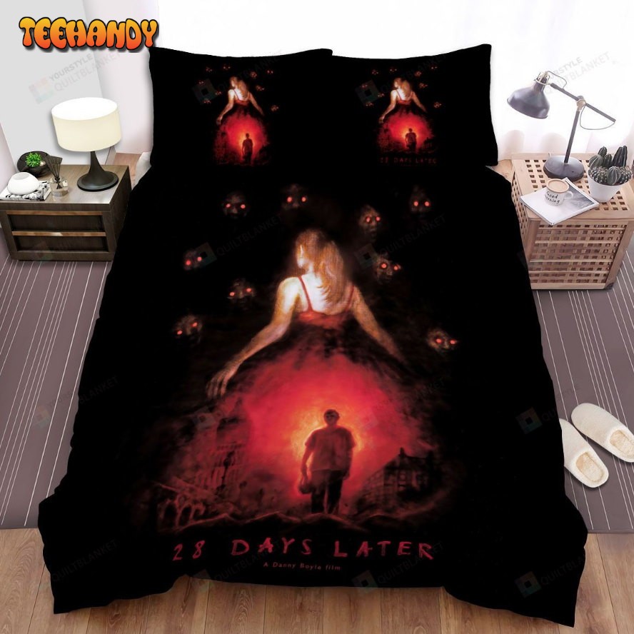 28 Days Later Movie Art Photo Spread Comforter Duvet Cover Bedding Sets