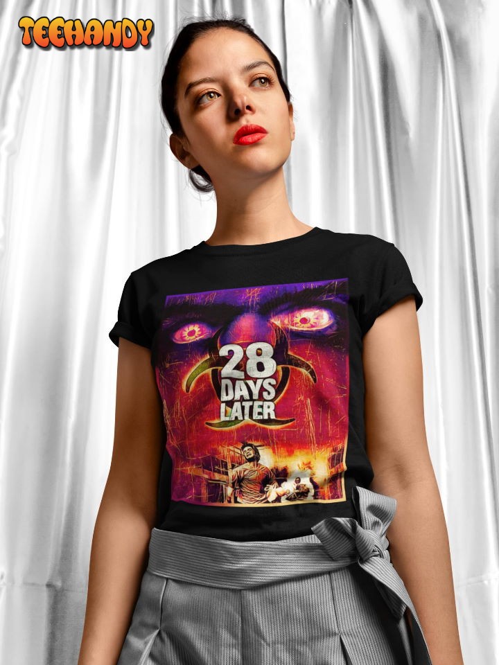 28 Days Later Movie Poster Style T Shirt, Horror Movie Fan Gift