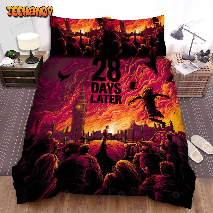 28 Days Later… Movie Poster Vi Photo Spread Comforter Bedding Sets