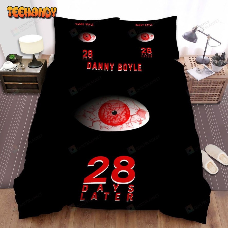 28 Days Later… Movie Red Eyes Photo Spread Comforter Bedding Sets