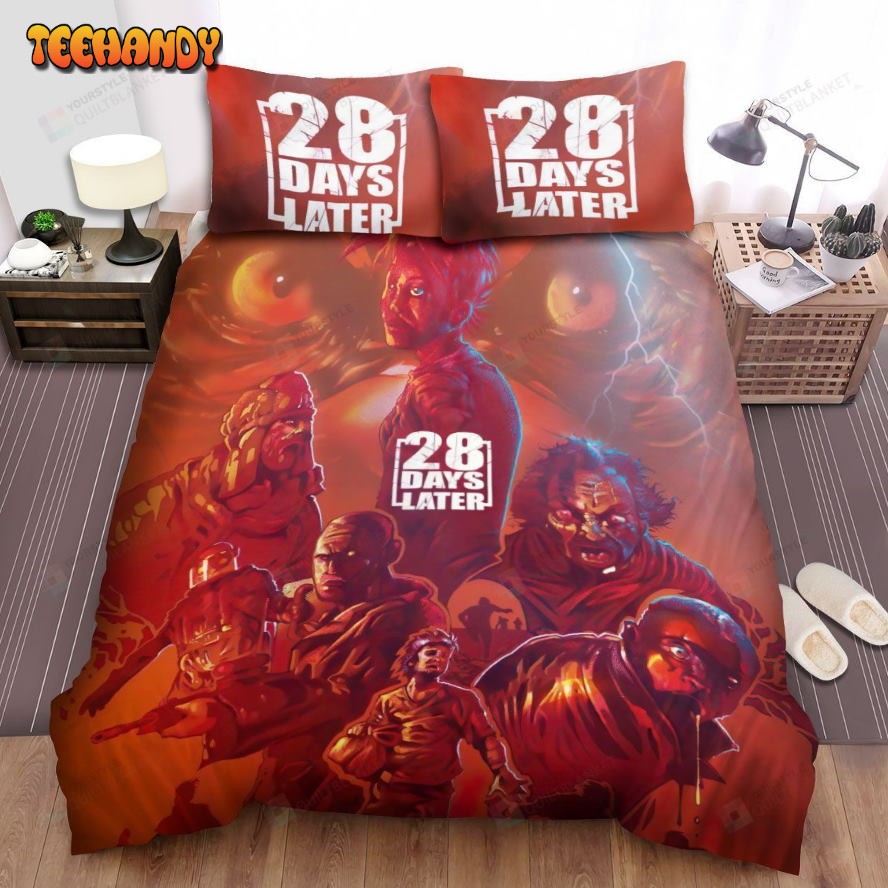 28 Days Later…Movie Poster Ii Photo Spread Comforter Duvet Cover Bedding Sets