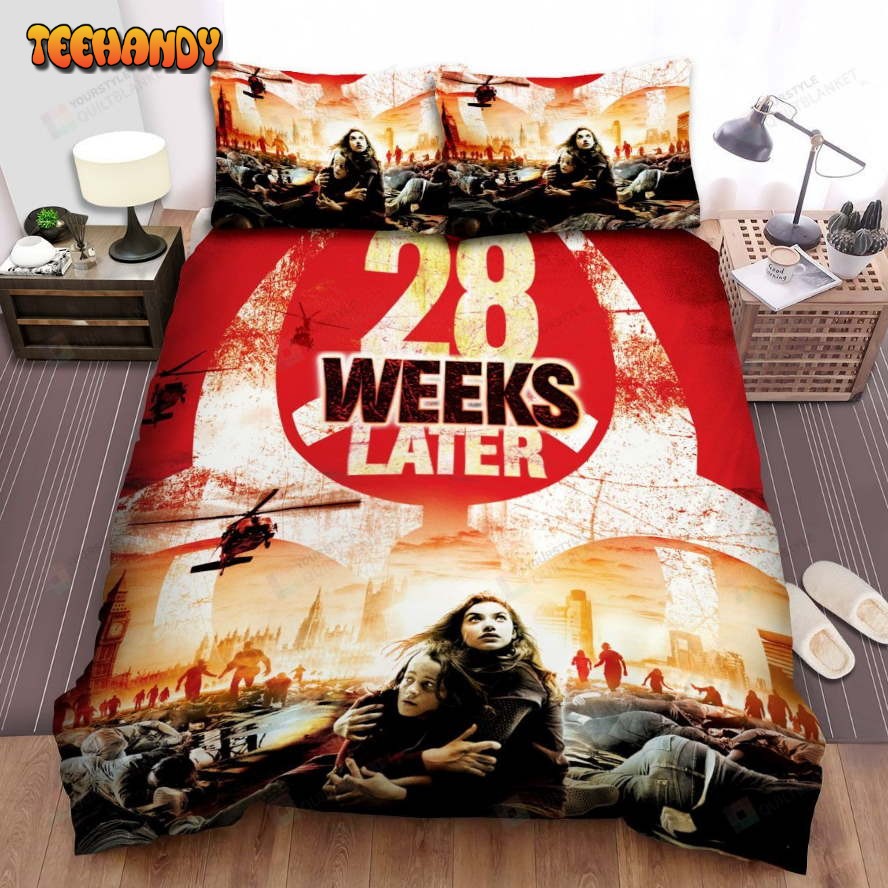 28 Weeks Later Movie Poster 2 Spread Comforter Duvet Cover Bedding Sets