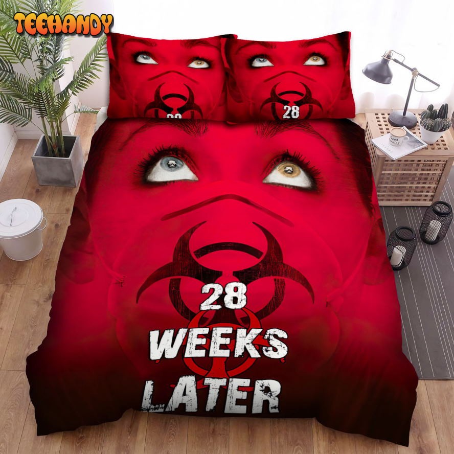 28 Weeks Later Movie Poster 3 Spread Comforter Duvet Cover Bedding Sets