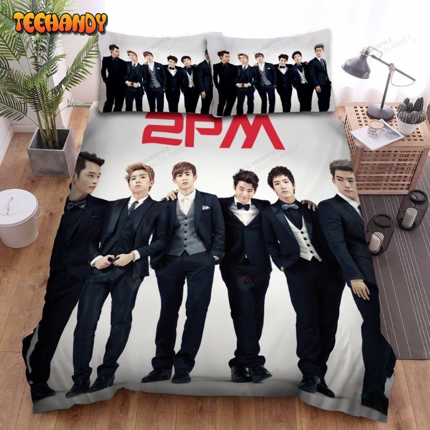 2pm Boy Band Bed Sheets Spread Comforter Duvet Cover Bedding Sets