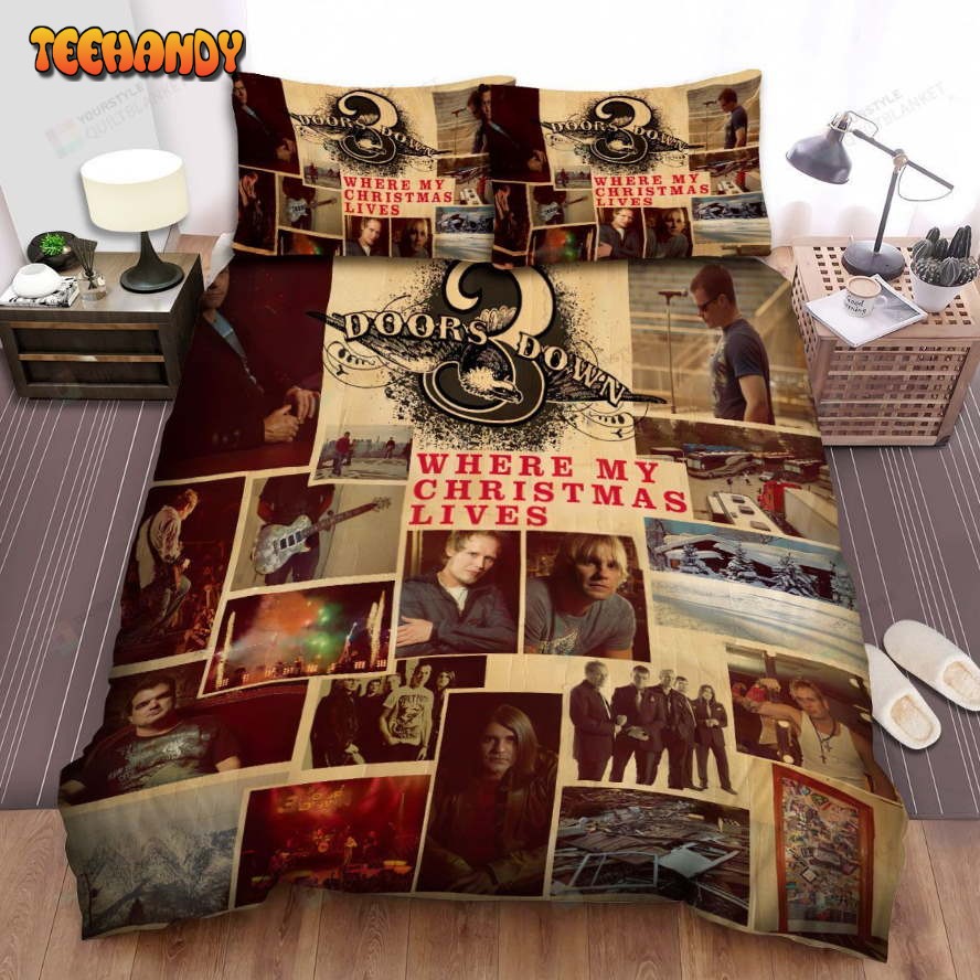 3 Doors Down Album Where My Christmas Spread Comforter Bedding Sets