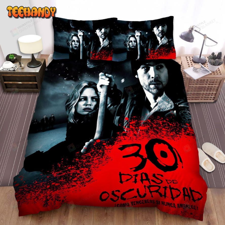 30 Days Of Night Poster 1 Spread Comforter Duvet Cover Bedding Sets