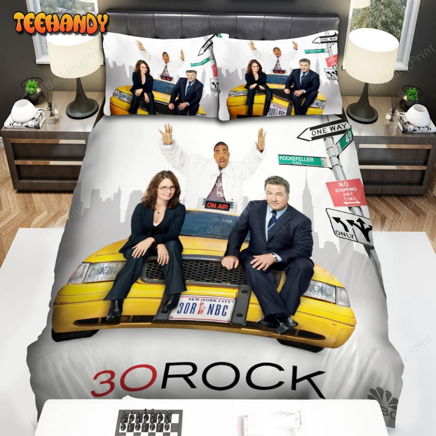 30 Rock (2006–2013) Movie Poster Ver 5 Bed Sheets Duvet Cover Bedding Sets