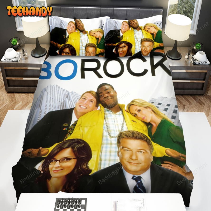 30 Rock (2006–2013) Movie Poster Ver 7 Bed Sheets Duvet Cover Bedding Sets