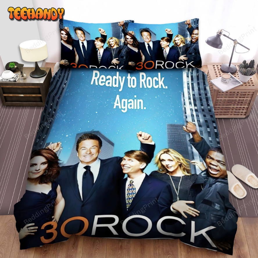 30 Rock (2006–2013) Ready To Rock Again Movie Poster Bedding Sets