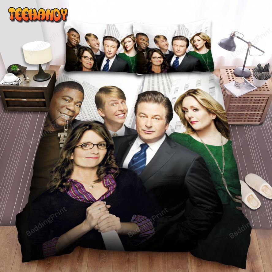 30 Rock (2006–2013) Season Four Movie Poster Bed Sheets Duvet Cover Bedding Sets