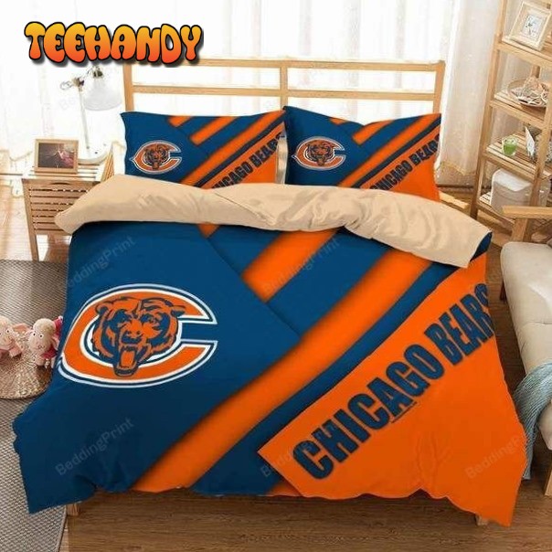 3d Chicago Bears Iconic Logo Bedding Set