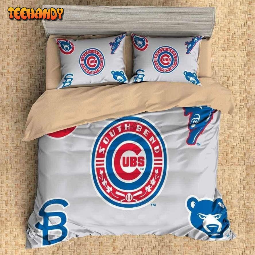 3d Chicago Cubs Duvet Cover Bedding Set 2