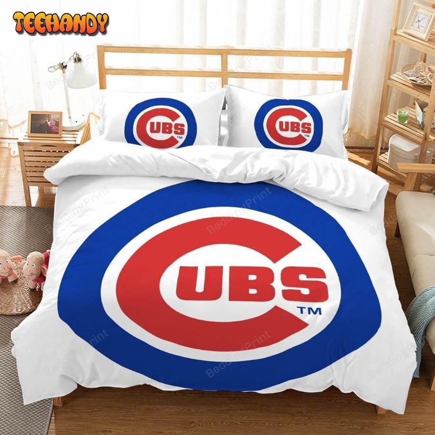 3d Chicago Cubs Et Duvet Cover Bedding Set