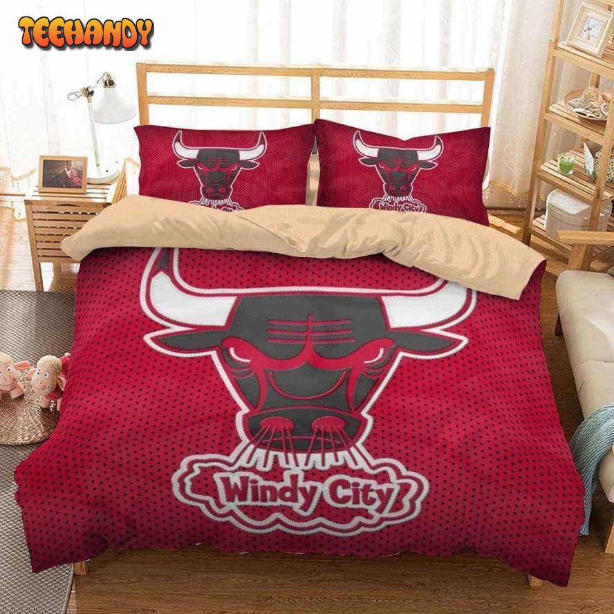 3d Customize Chicago Bulls Bedding Set Duvet Cover Set Bedroom Set Bedlinen