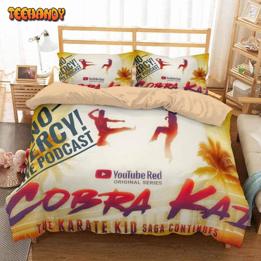 3d Customize Cobra Kai Bedding Set Duvet Cover Set Bedroom Set Bedlinen