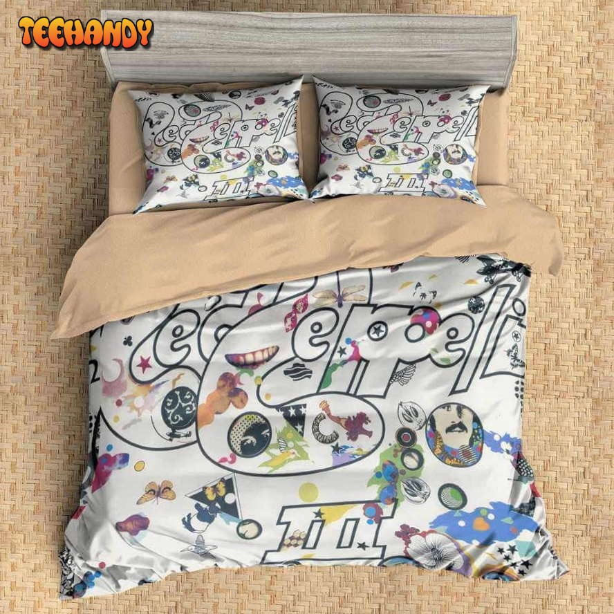 3D Customize Led Zeppelin Customized Duvet Cover Bedding Set