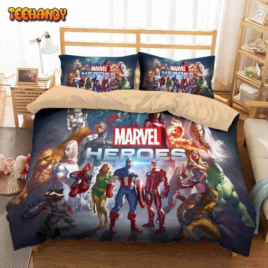 3d Customize Marvel Heroes Bedding Set Set Bedroom Set Bedlinen