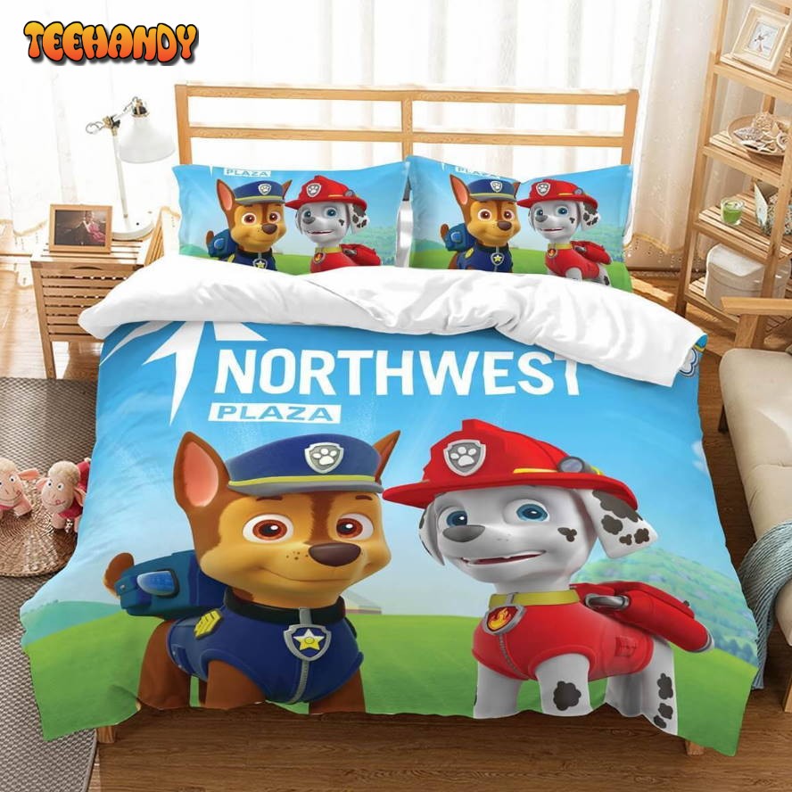 3D Customize Paw Patrol Et Et Bed 3D Customized Bedding Set