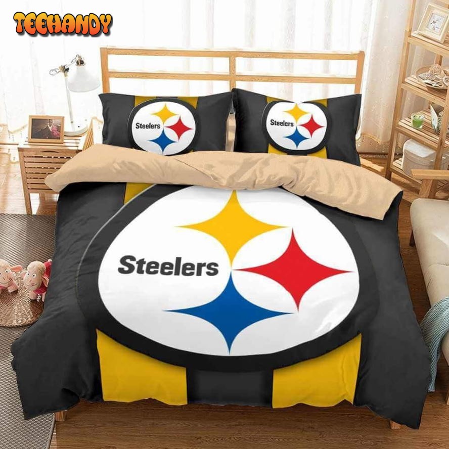 3D Customize Pittsburgh Steelers Customized Duvet Cover Bedding Set