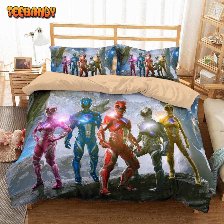 3D Customize Power Rangers Customized Duvet Cover Bedding Set