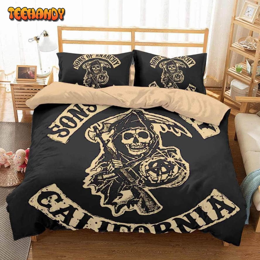 3D Customize Sons Of Anarchy Customized Duvet Cover Bedding Set