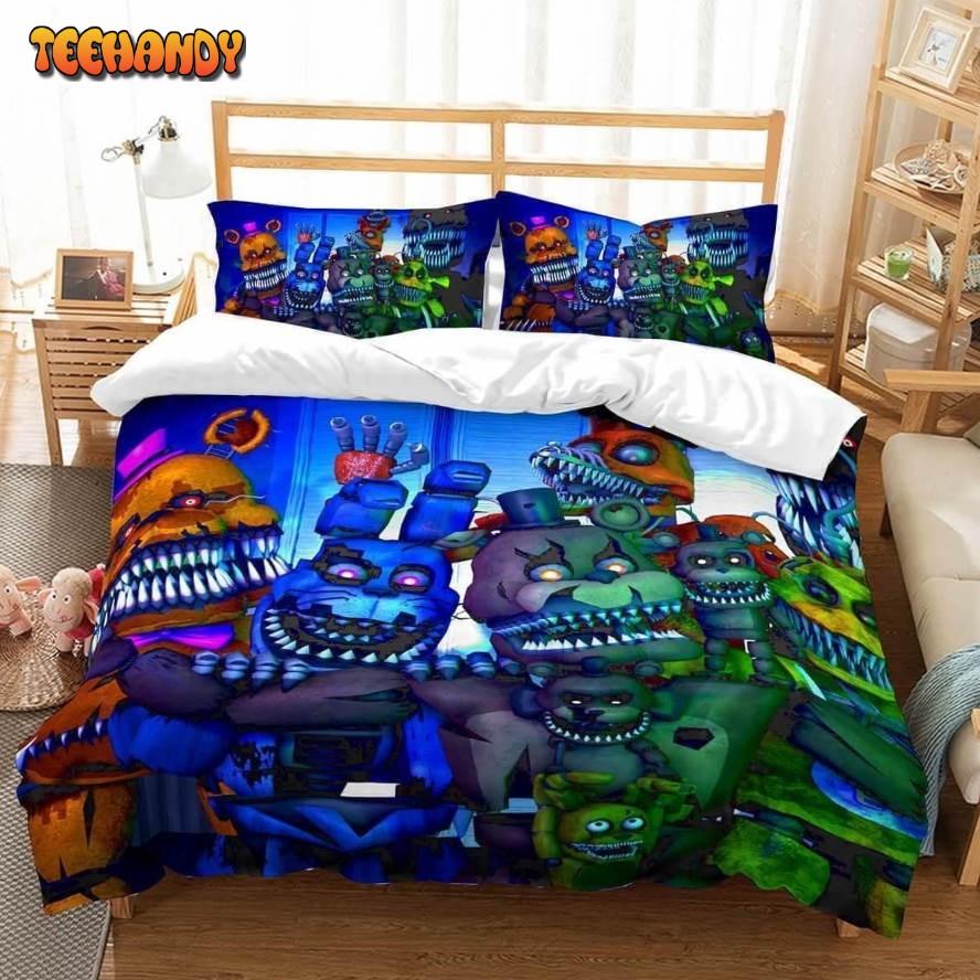 3D Customize The Five Nights At FreddyS Et Bedroomet Bed 3D Bedding Set