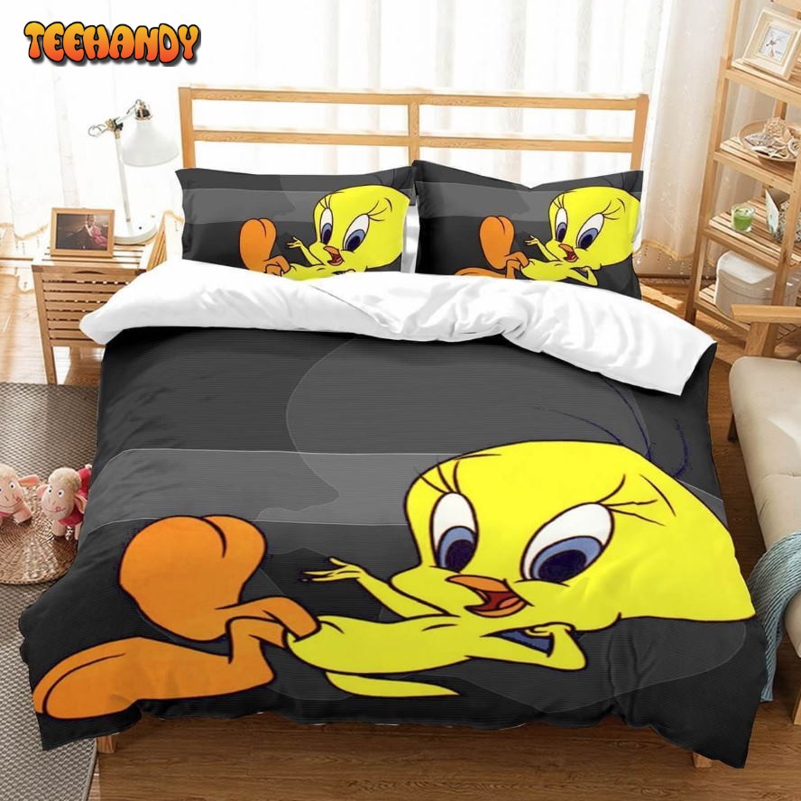 3D Customize Tweety Bird Et Et Bed 3D Customized Duvet Cover Bedding Set