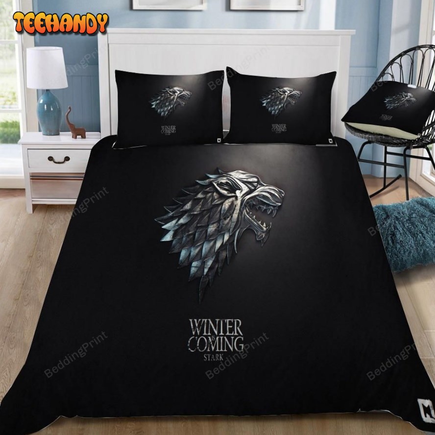 3d Customize Winter Is Coming Stark Bedding Set Duvet Cover