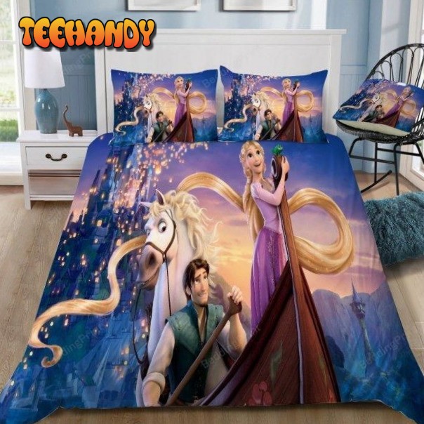 3d Disney Movie Tangled Bedding Set