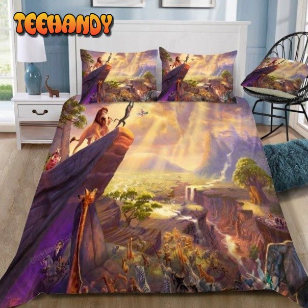 3d Disney The Lion King Poster Bedding Set (Duvet Cover and Pillow Cases)