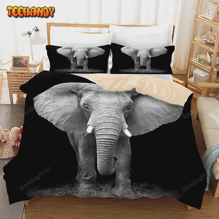 3D Elephant Bedding Duvet Cover Sets Design Elephant