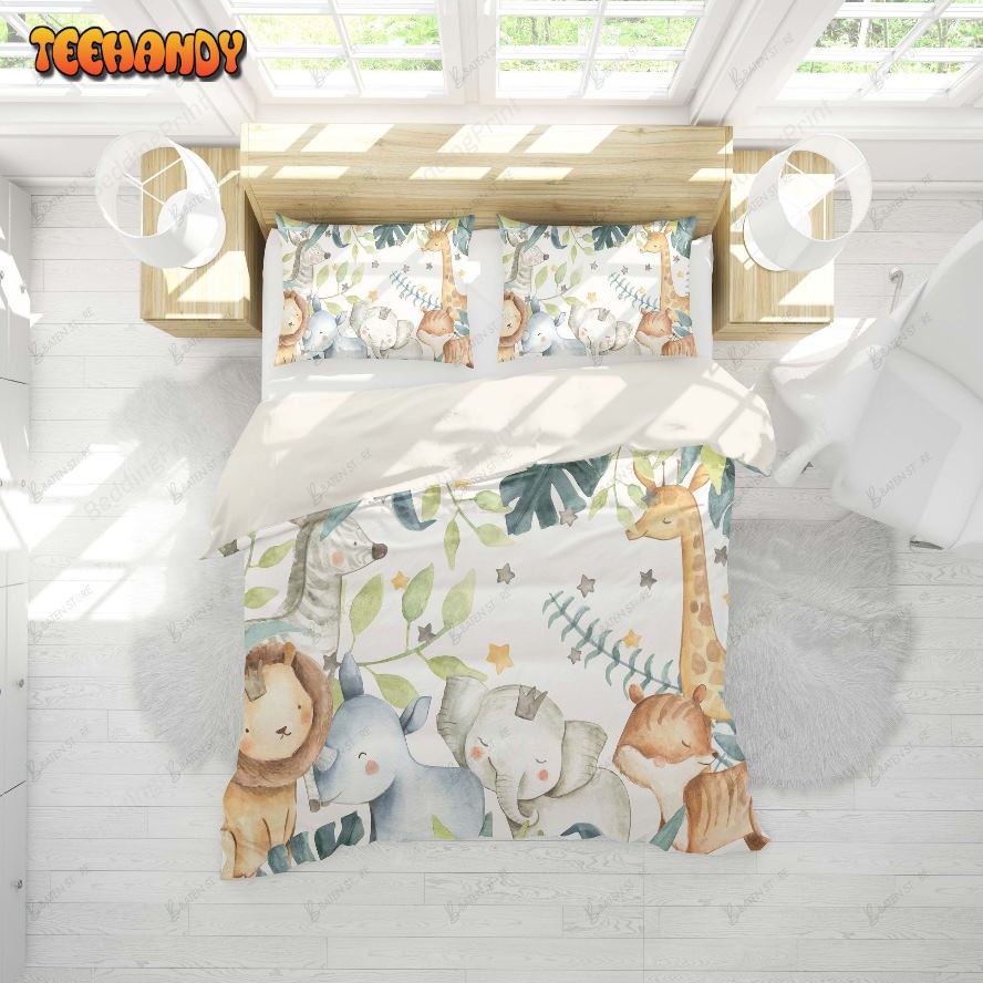 3d Elephant Giraffe Fox Animal Bedding Set Great Gifts For Birthday Christmas