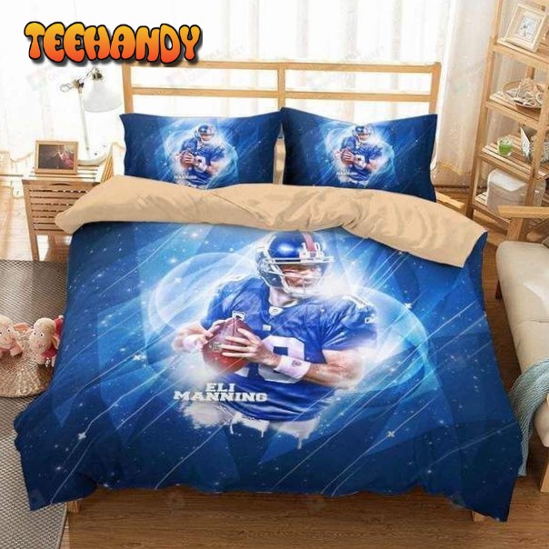 3d Eli Manning New York Giants Bedding Set