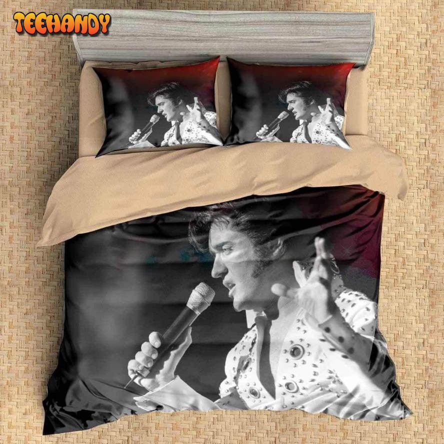 3d Elvis Presley Duvet Cover Bedding Set 1