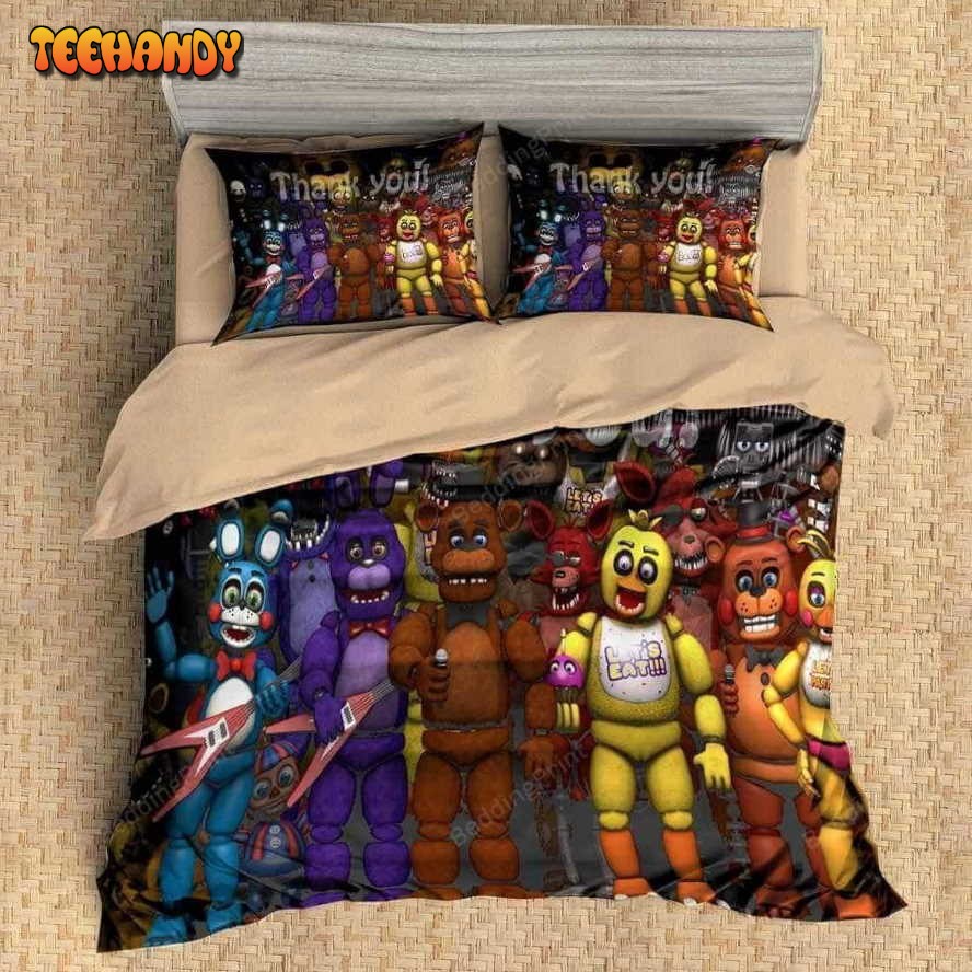 3d Five Nights At Freddy Duvet Cover Bedding Set