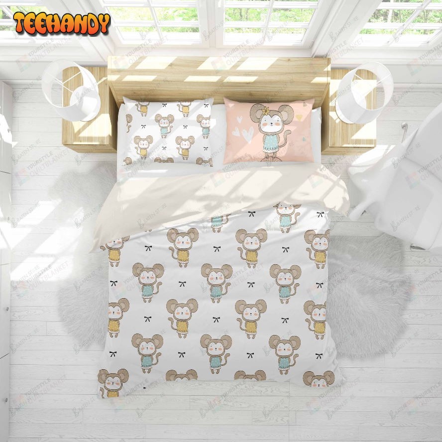 3d Funny Cartoon Monkey Bedding Set Great Gifts For Birthday Christmas