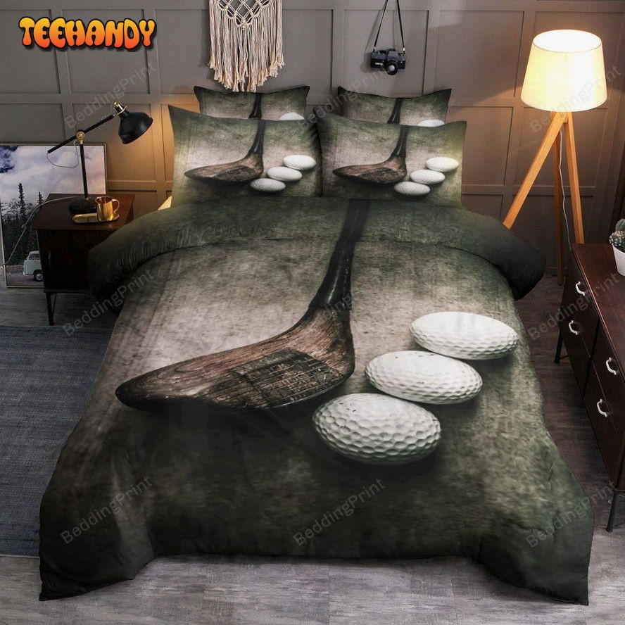 3D Golf Dark Pattern Bed Sheets Duvet Cover Bedding Sets