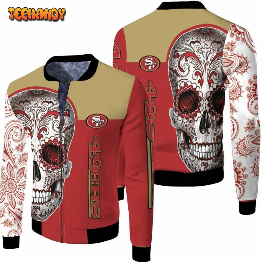 3D Hoodie San Francisco 49Ers Sugar Skull Fan 3D T Shirt Hoodie Sweater 3