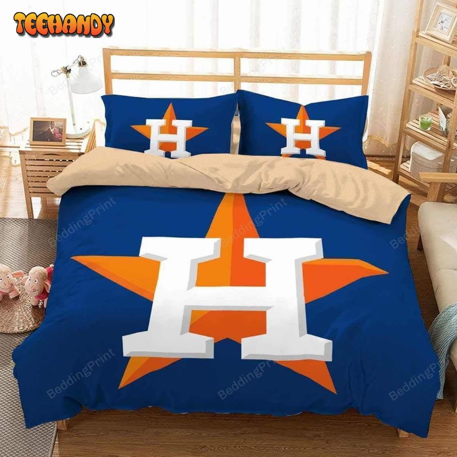 3d Houston Astros Duvet Cover Bedding Set