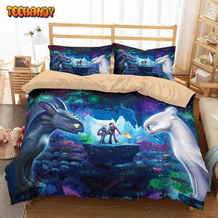 3d How To Train Your Dragon Duvet Cover Bedding Set 1