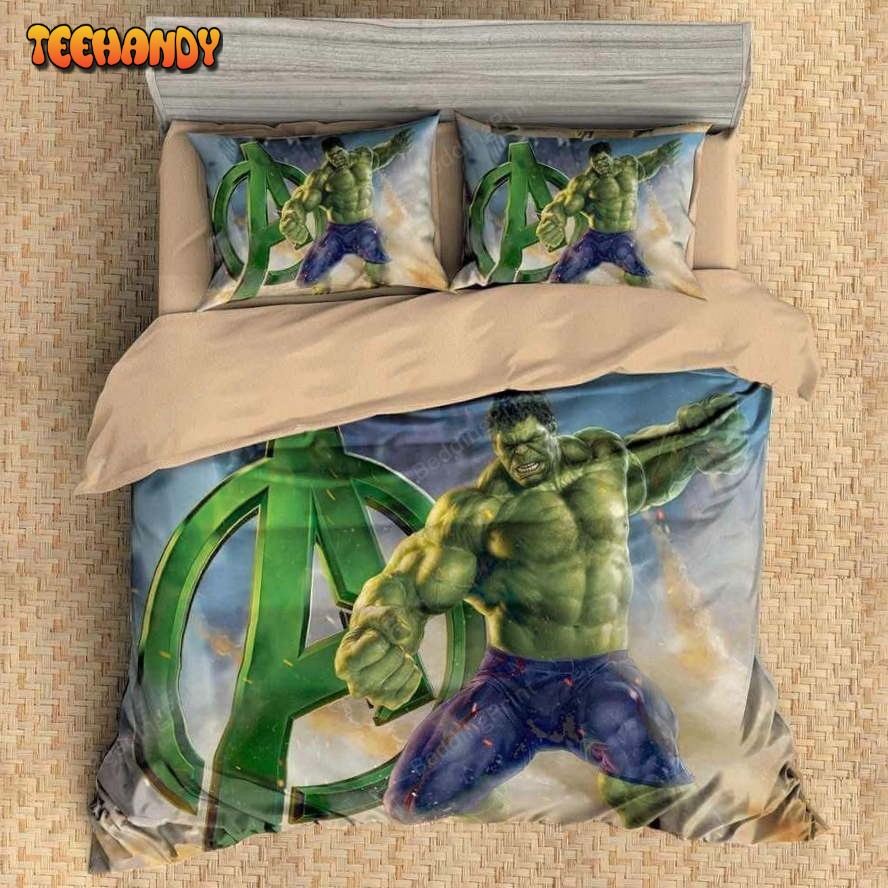 3d Hulk Duvet Cover Bedding Set