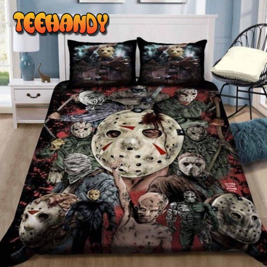 3D Jason Voorhees Friday The 13th Duvet Cover Bedding Set