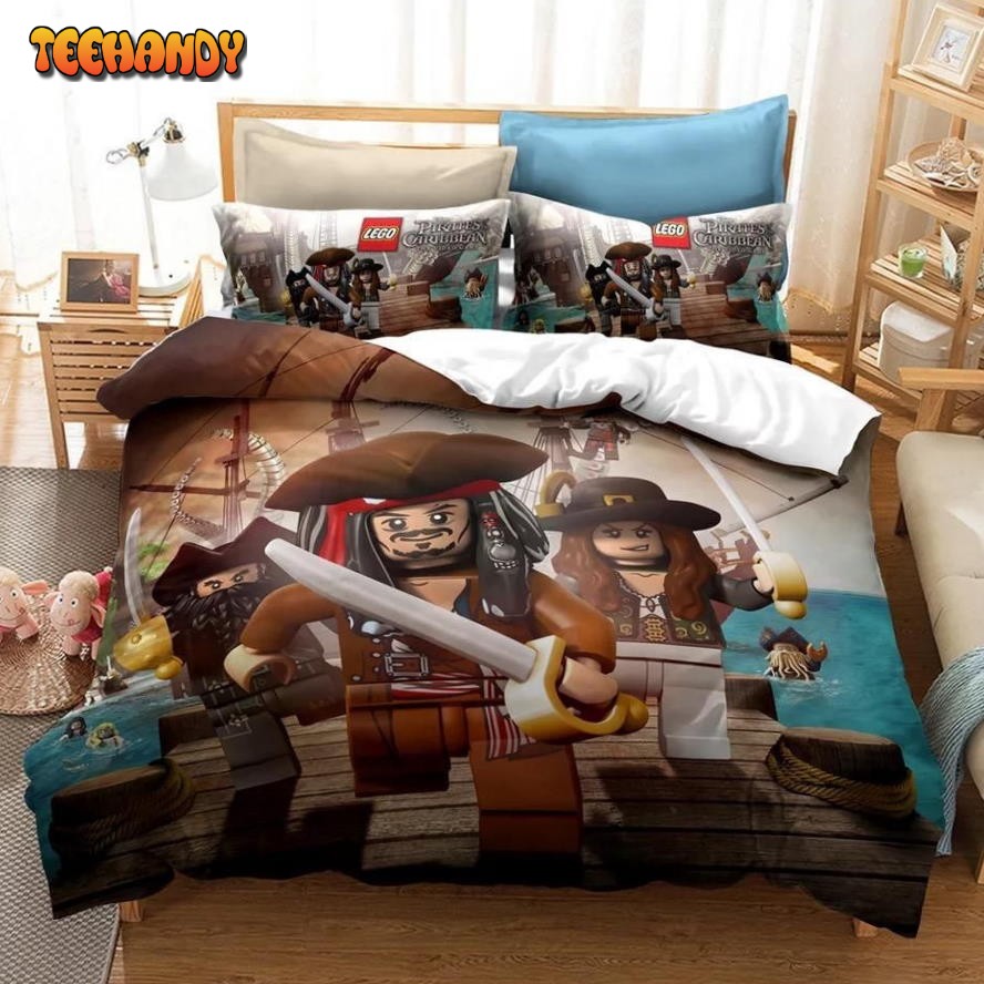 3D Lego Pirates Of The Caribbean Bedding Set